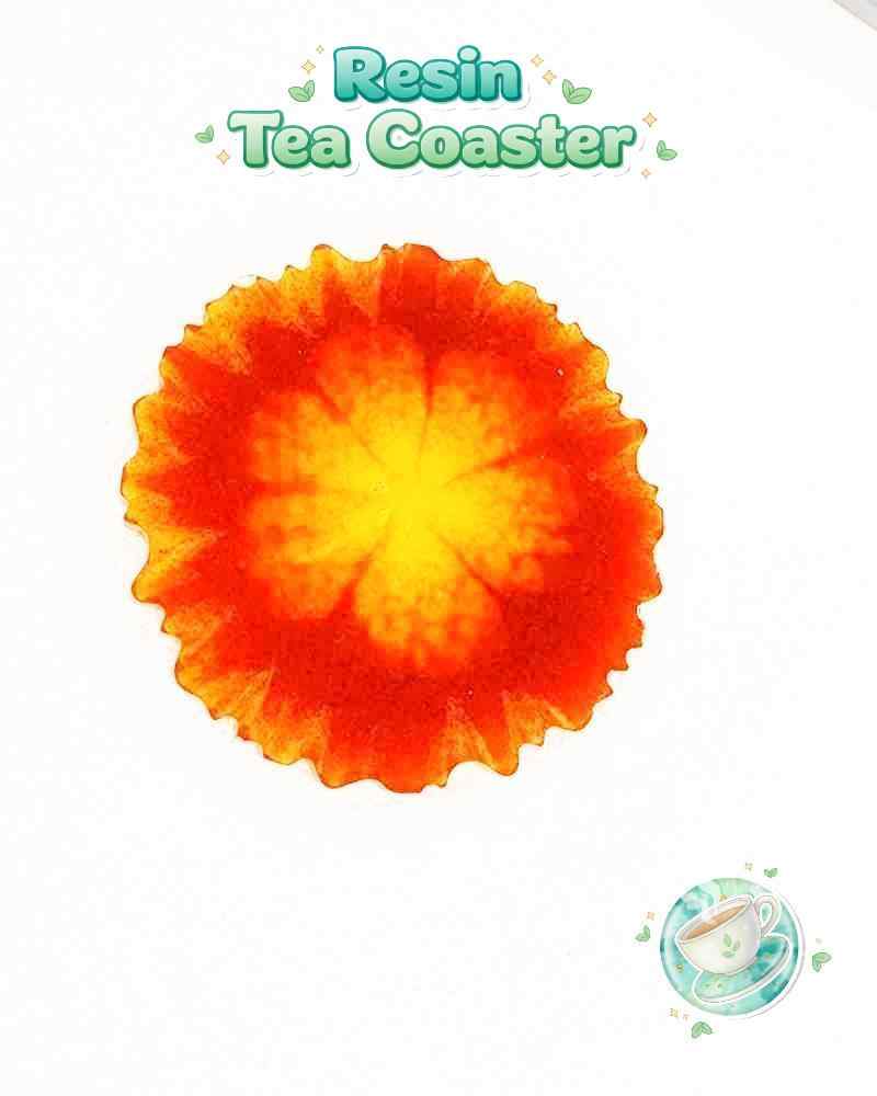 Resin Luxury Tea Coaster (6 Pcs)