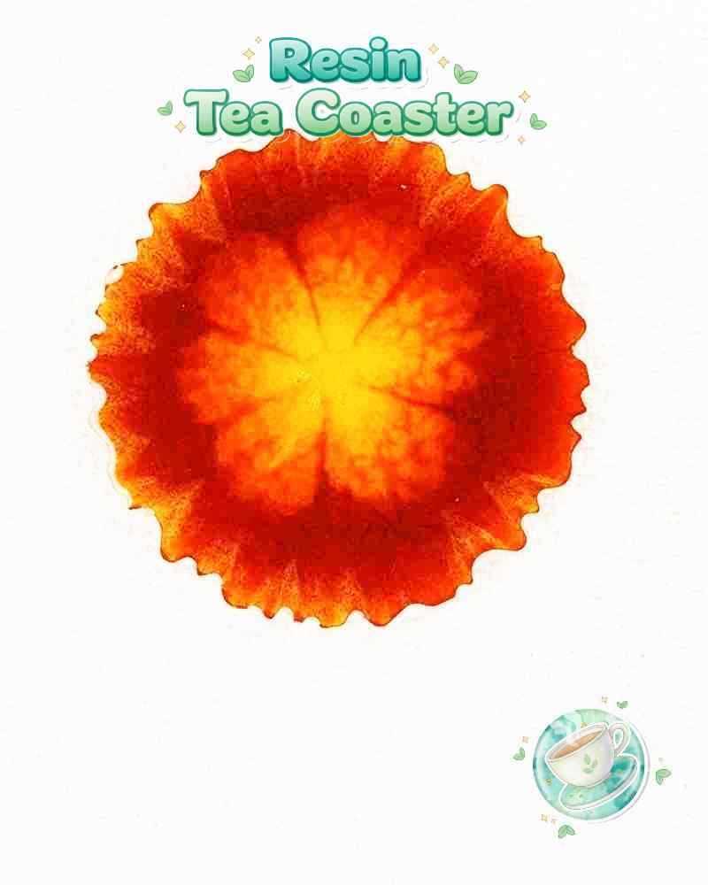 Resin Luxury Tea Coaster (6 Pcs)