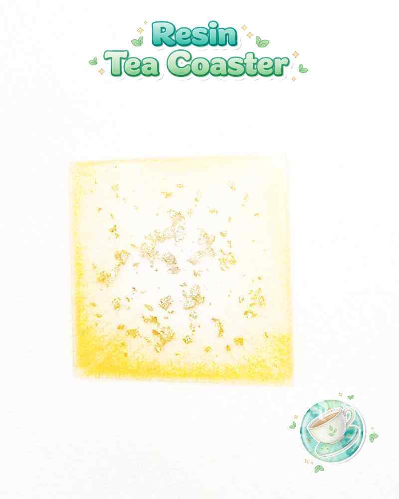 Resin Luxury Tea Coaster (6 Pcs)