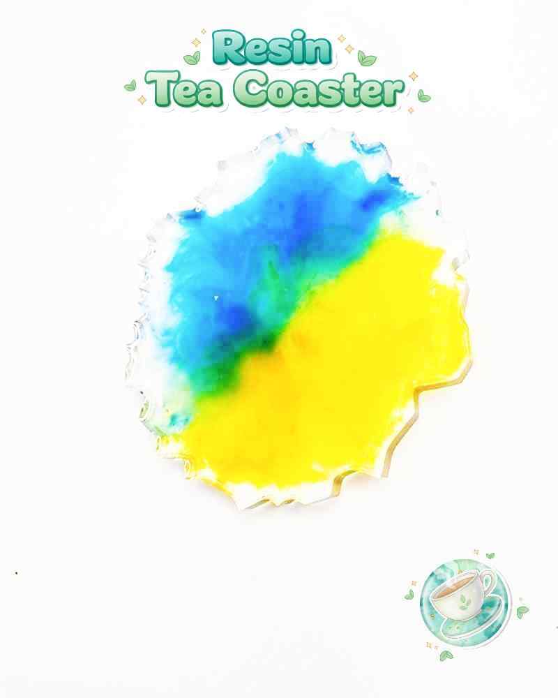 Resin Luxury Tea Coaster (6 Pcs)