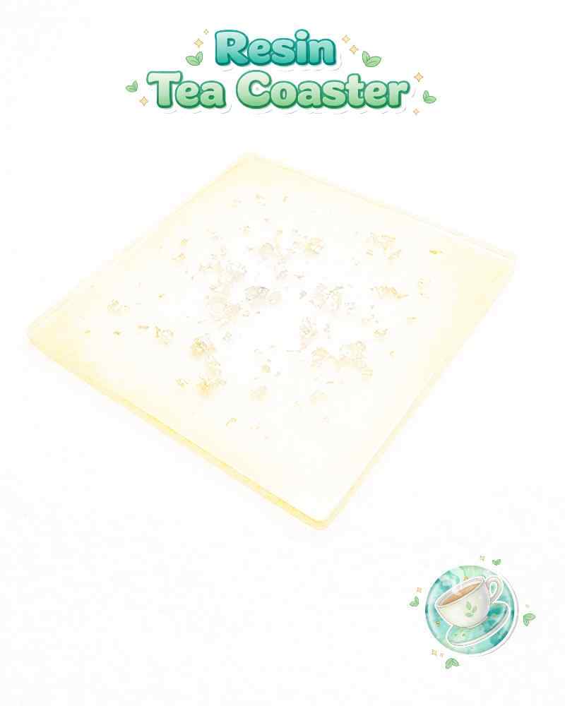 Resin Luxury Tea Coaster (6 Pcs)