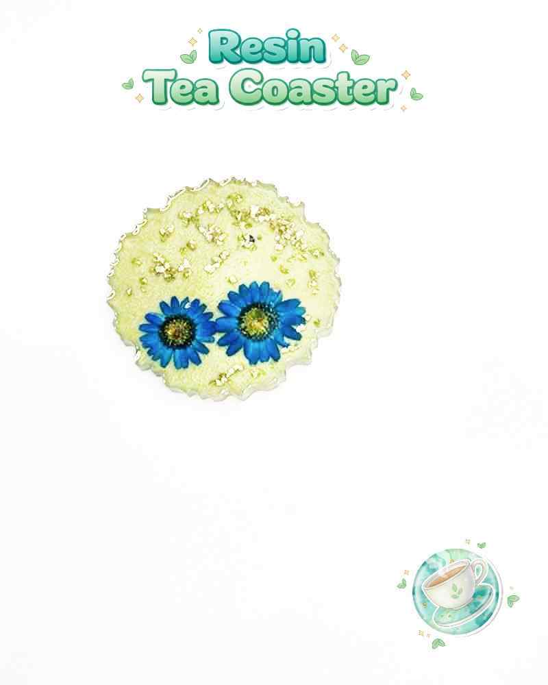 Resin Luxury Tea Coaster (6 Pcs)