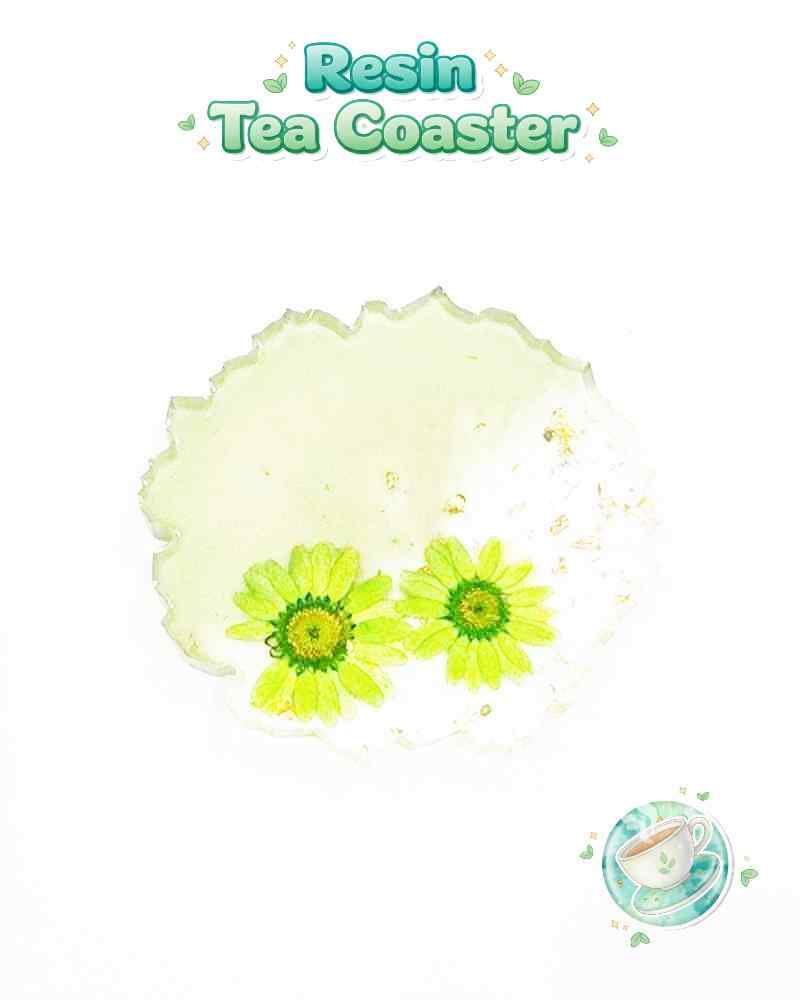 Resin Luxury Tea Coaster (6 Pcs)