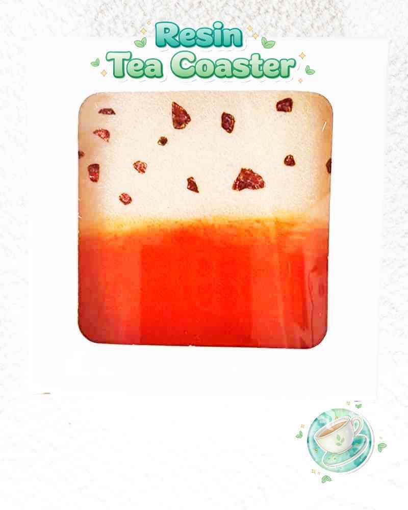 Resin Luxury Tea Coaster (6 Pcs)