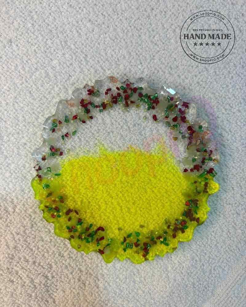 Resin Luxury Tea Coaster (6 Pcs)