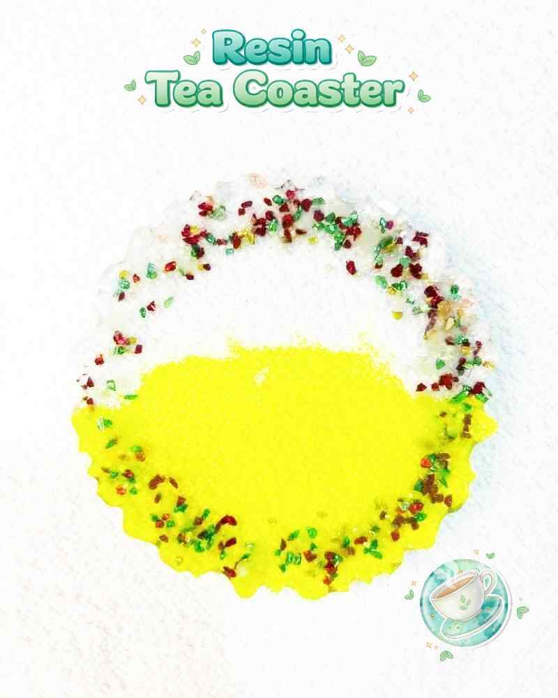 Resin Luxury Tea Coaster (6 Pcs)