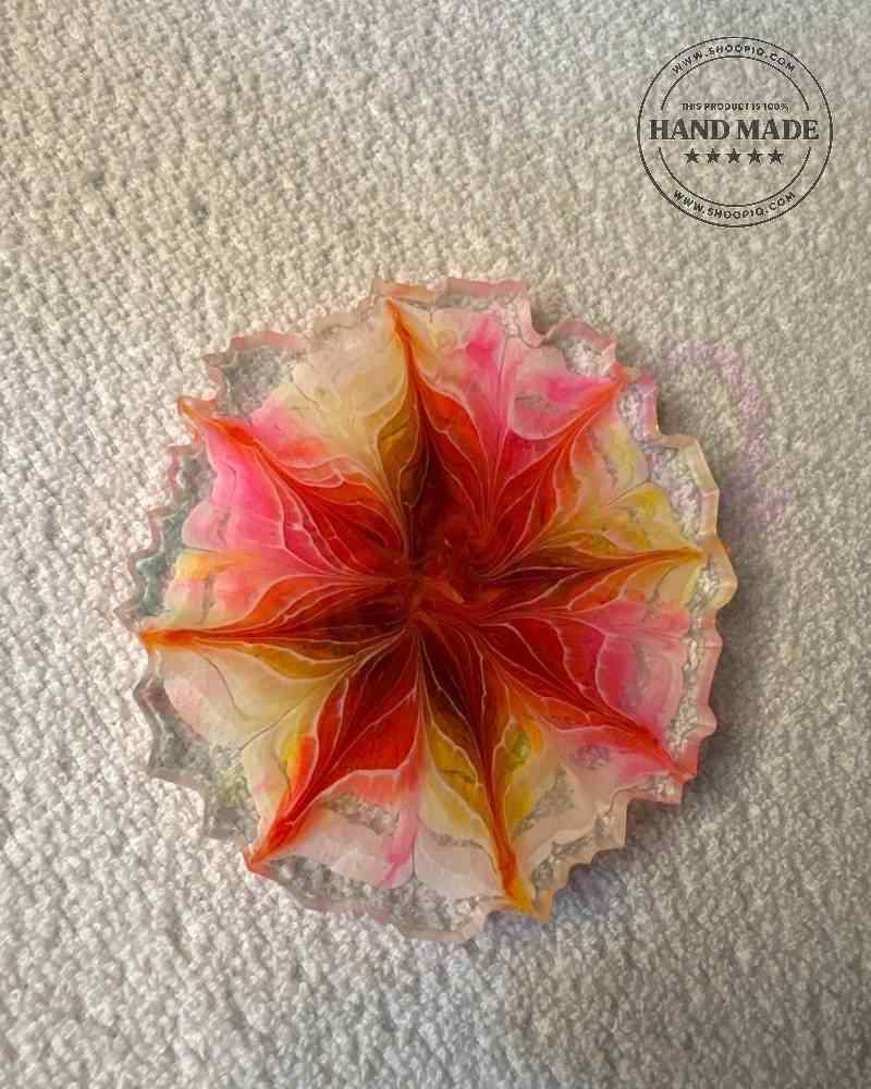 Resin Luxury Tea Coaster (6 Pcs)