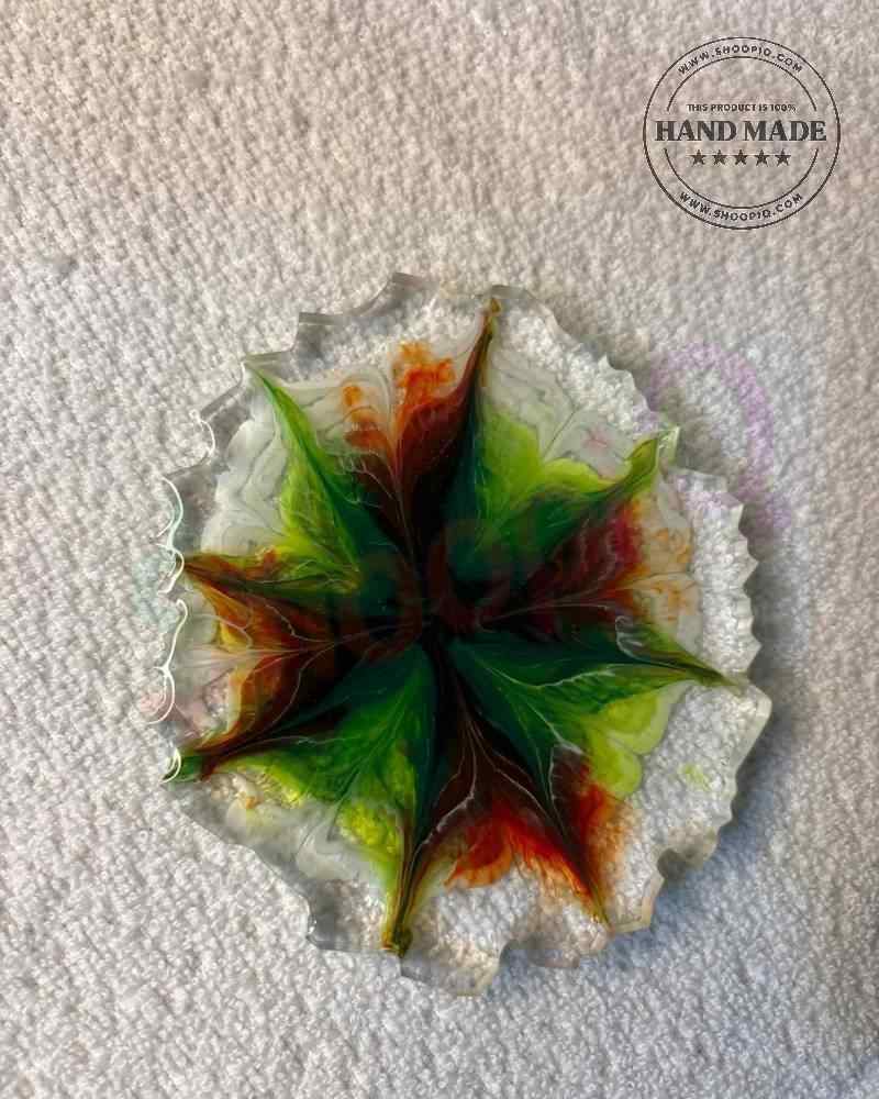 Resin Luxury Tea Coaster (6 Pcs)