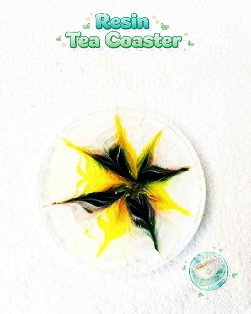 Resin Luxury Tea Coaster (6 Pcs)