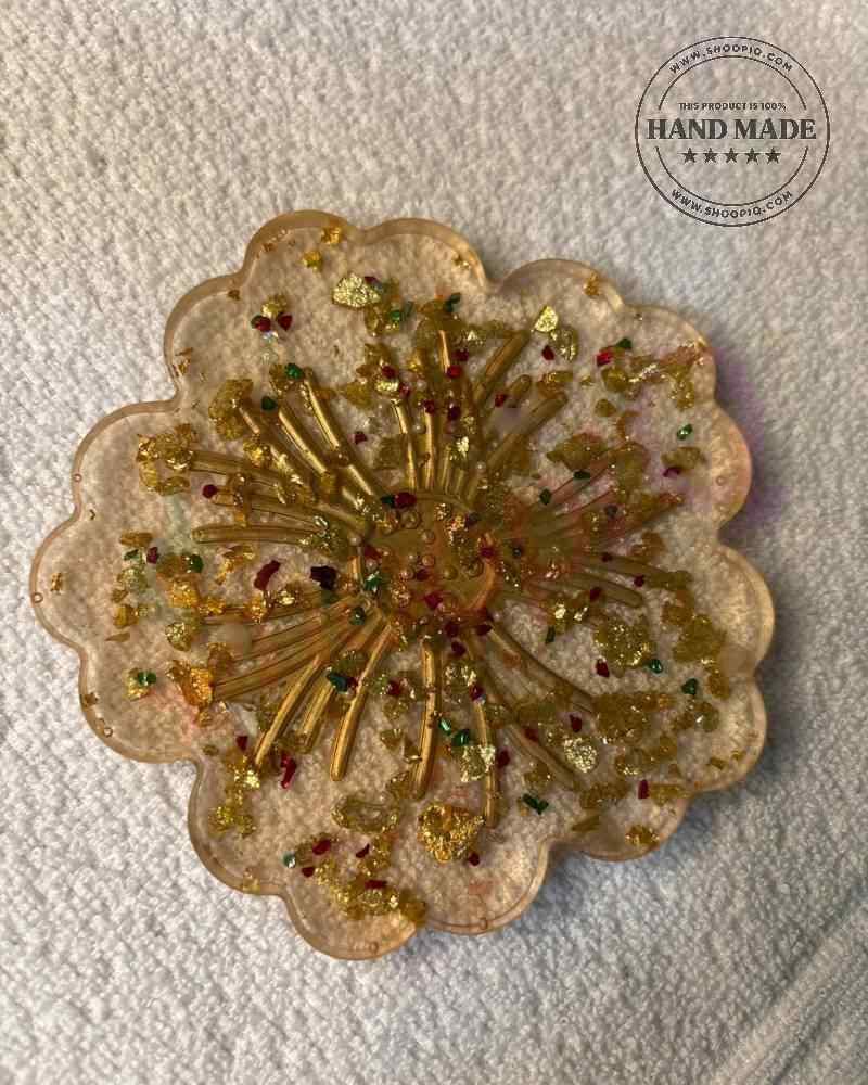 Resin Luxury Tea Coaster (6 Pcs)