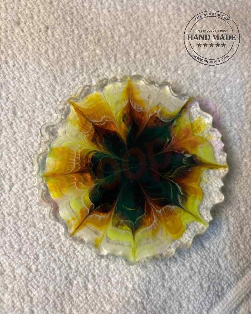 Resin Luxury Tea Coaster (6 Pcs)