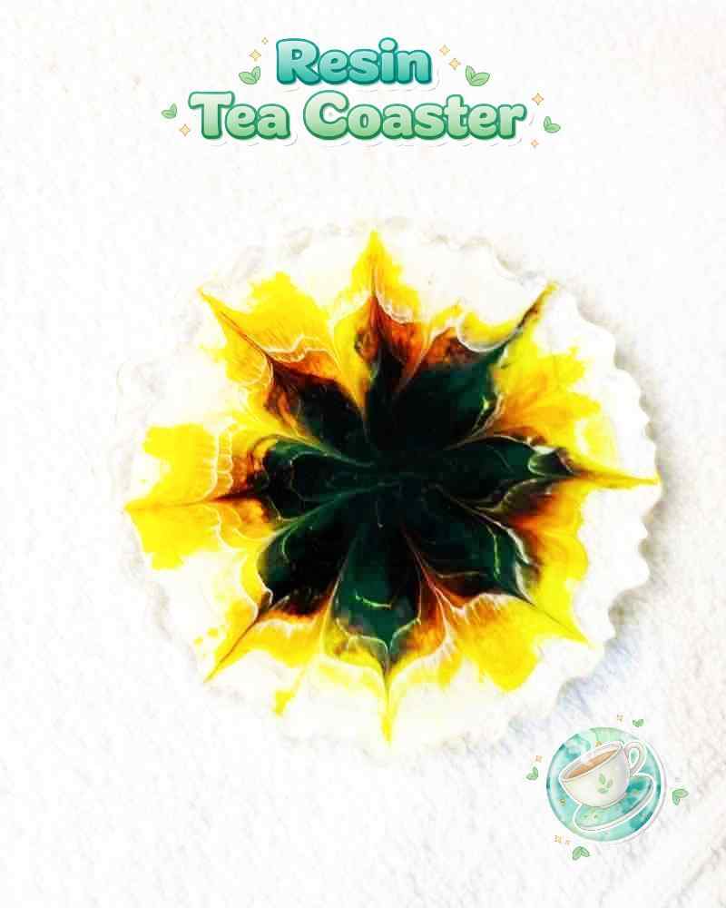 Resin Luxury Tea Coaster (6 Pcs)
