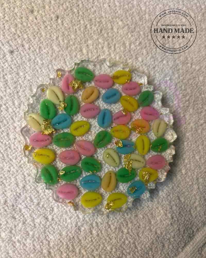 Resin Luxury Tea Coaster (6 Pcs)