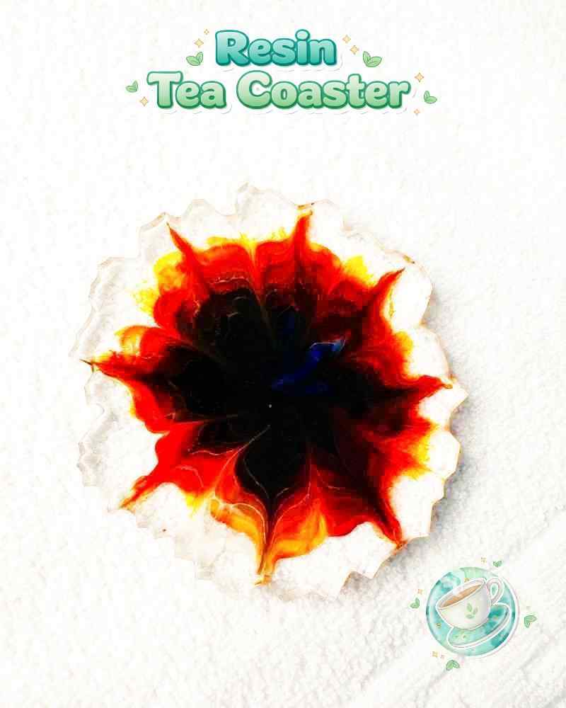 Resin Luxury Tea Coaster (6 Pcs)