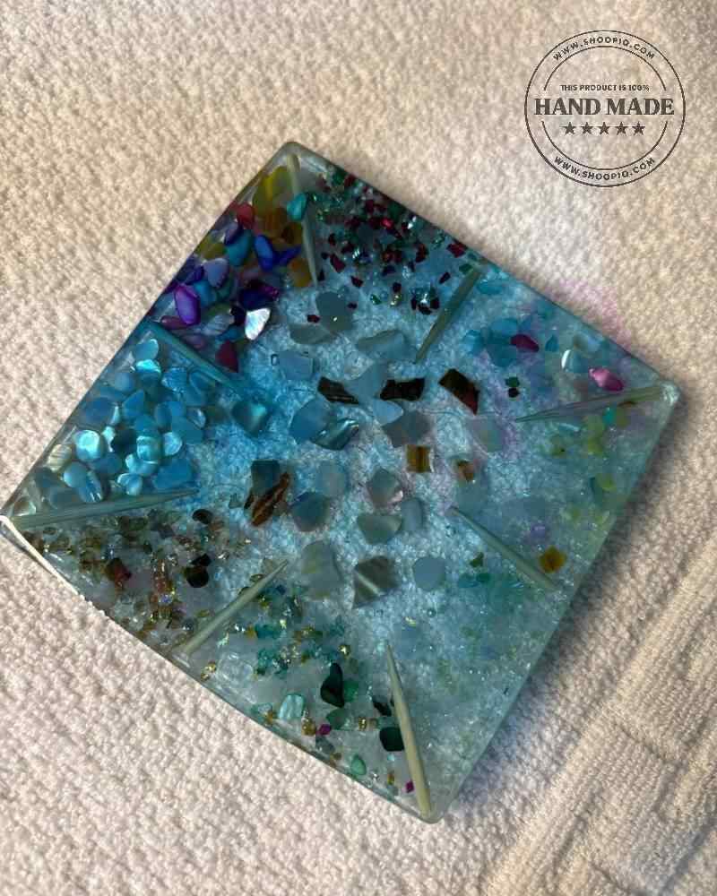 Resin Luxury Tea Coaster (6 Pcs)