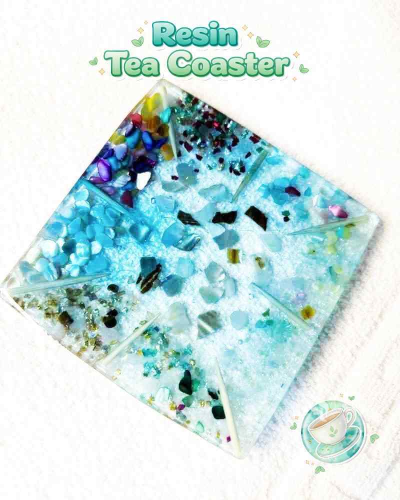 Resin Luxury Tea Coaster (6 Pcs)
