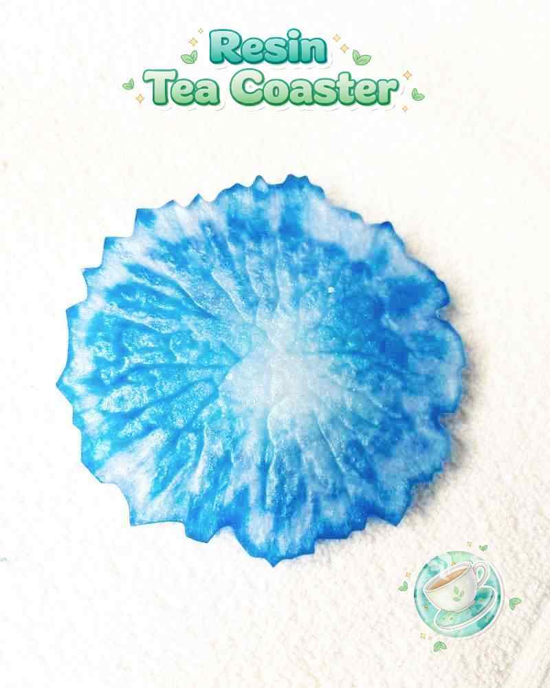 Resin Luxury Tea Coaster (6 Pcs)