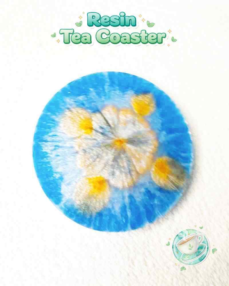 Resin Luxury Tea Coaster (6 Pcs)