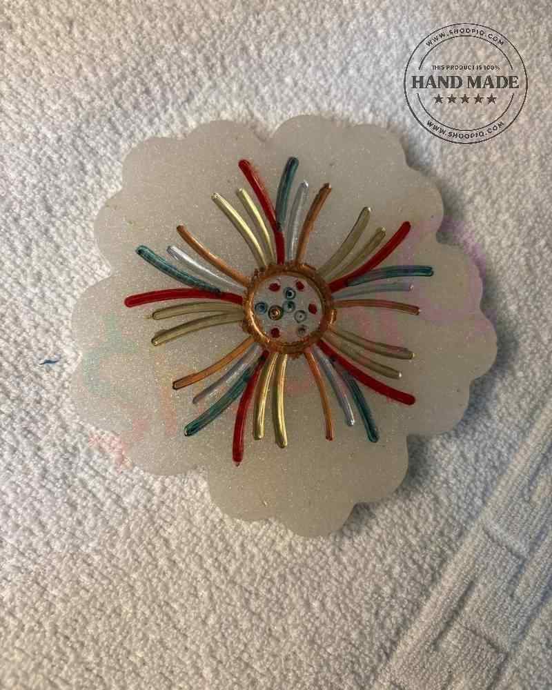 Resin Luxury Tea Coaster (6 Pcs)