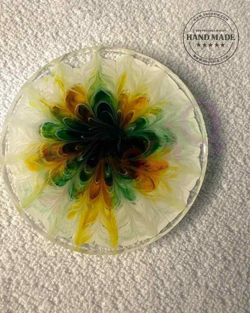 Resin Luxury Tea Coaster (6 Pcs)