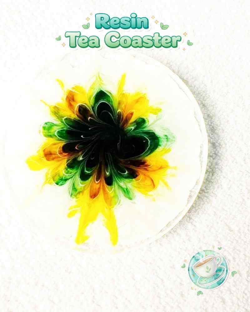Resin Luxury Tea Coaster (6 Pcs)