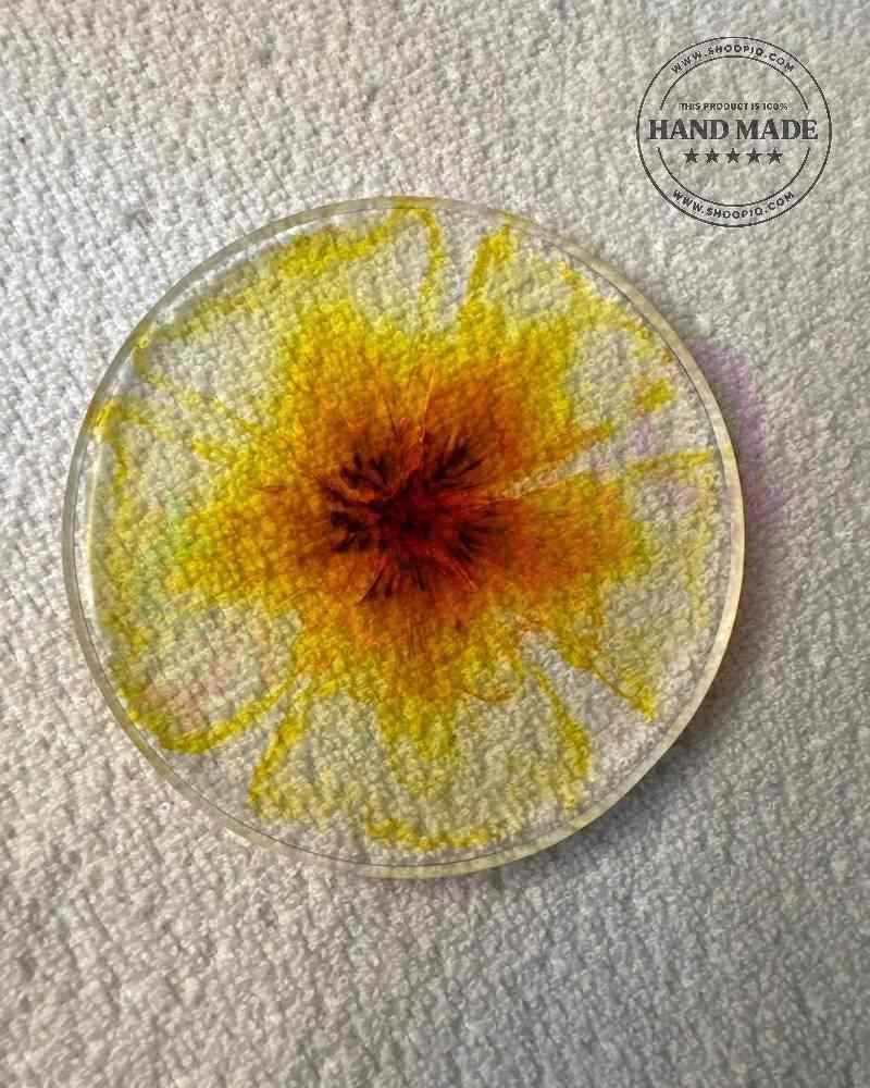 Resin Luxury Tea Coaster (6 Pcs)