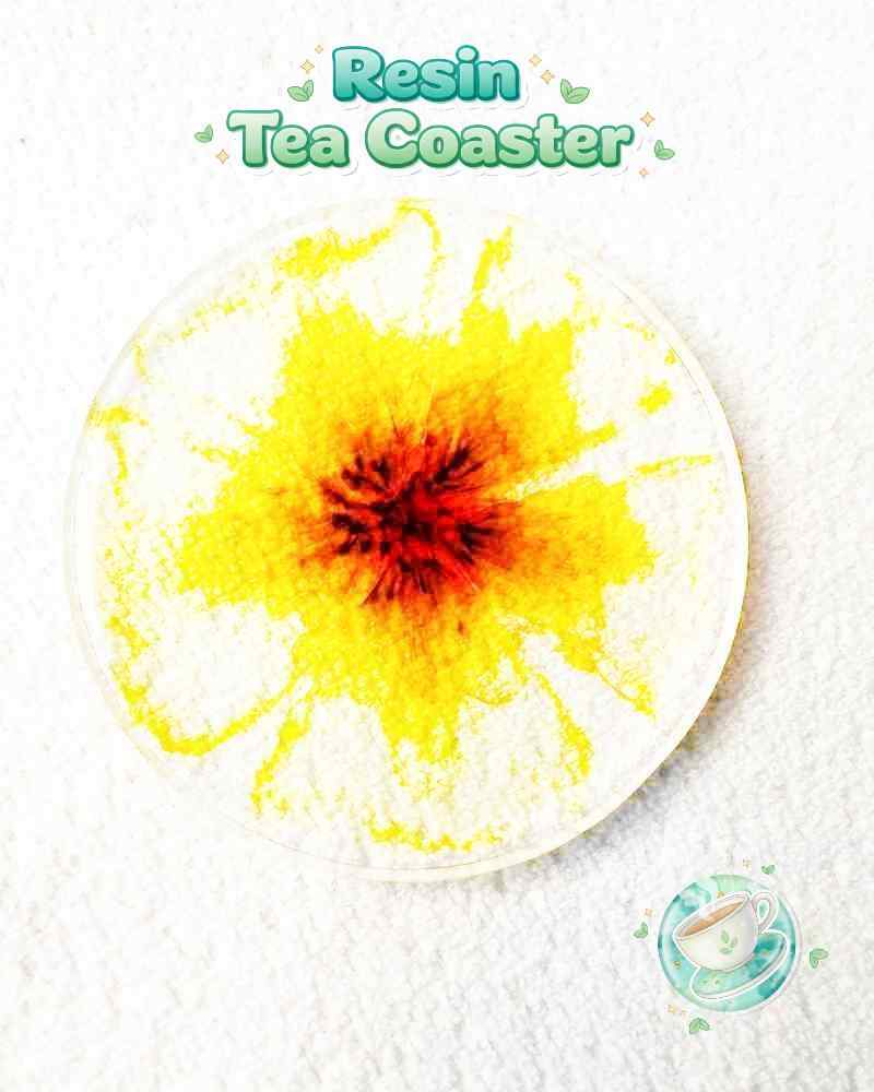 Resin Luxury Tea Coaster (6 Pcs)