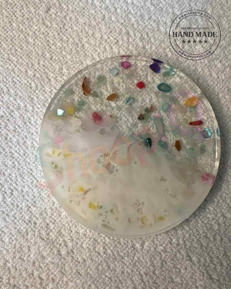 Resin Luxury Tea Coaster (6 Pcs)