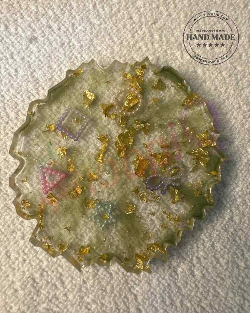 Resin Luxury Tea Coaster (6 Pcs)