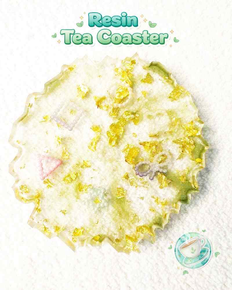 Resin Luxury Tea Coaster (6 Pcs)