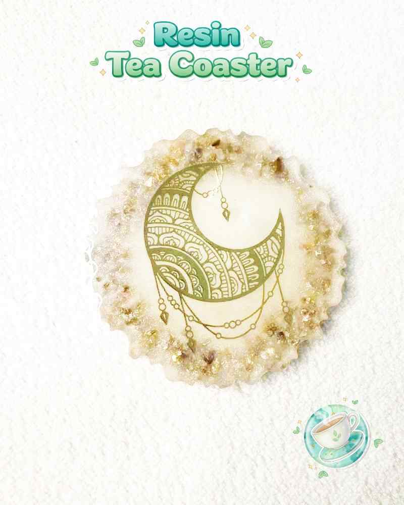 Resin Luxury Tea Coaster (6 Pcs)