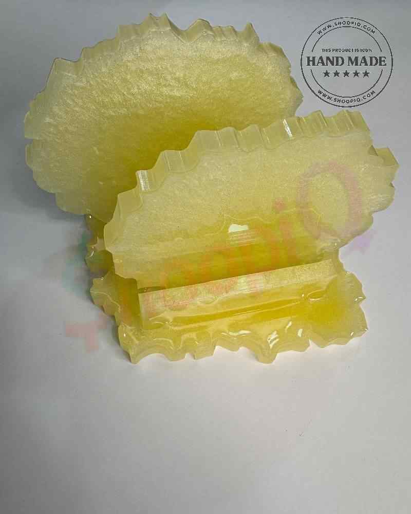 Resin Luxury Tea Coaster (6 Pcs)