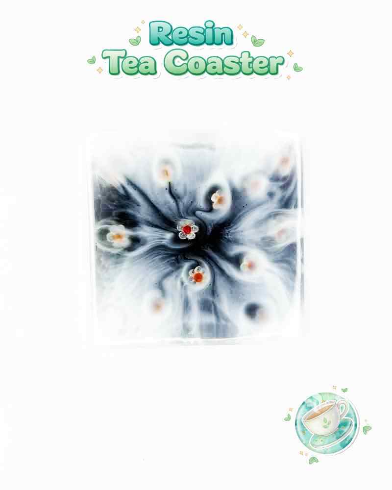 Resin Luxury Tea Coaster (6 Pcs)
