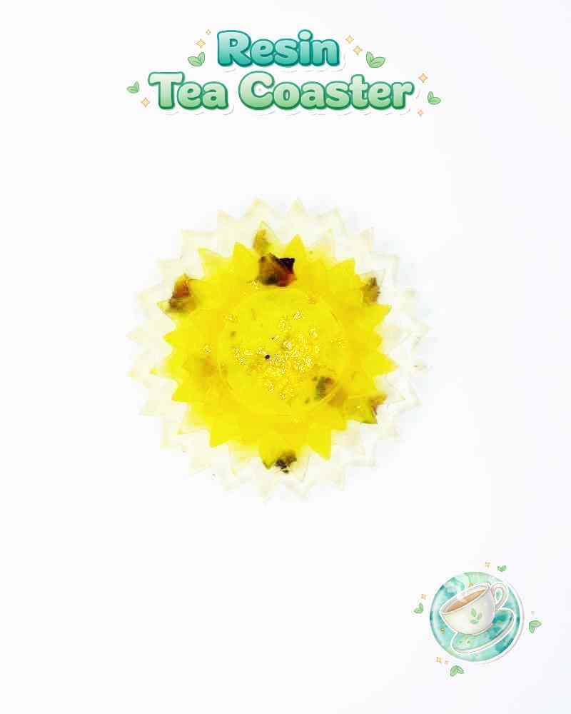 Resin Luxury Tea Coaster (6 Pcs)