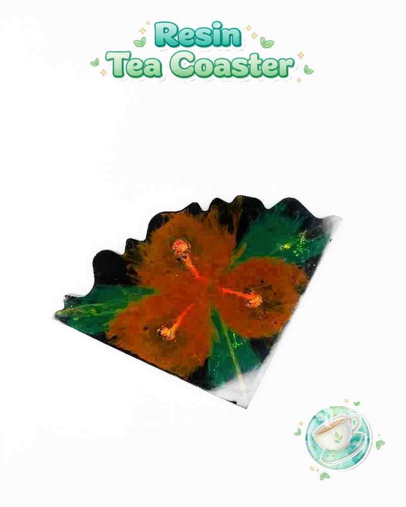 Resin Luxury Tea Coaster (6 Pcs)