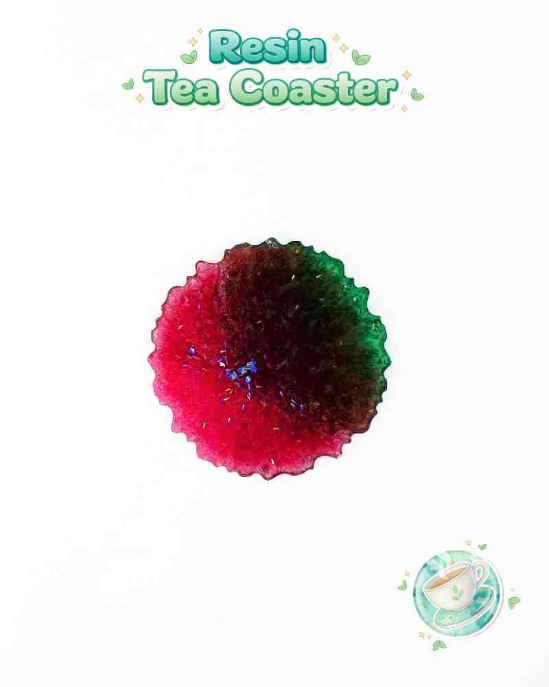 Resin Luxury Tea Coaster (6 Pcs)