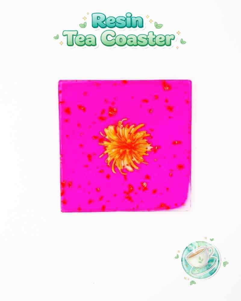 Resin Luxury Tea Coaster (6 Pcs)