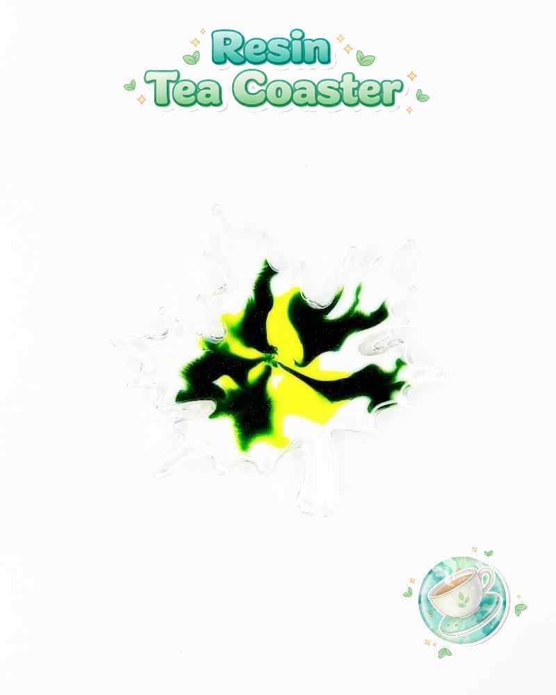 Resin Luxury Tea Coaster (6 Pcs)
