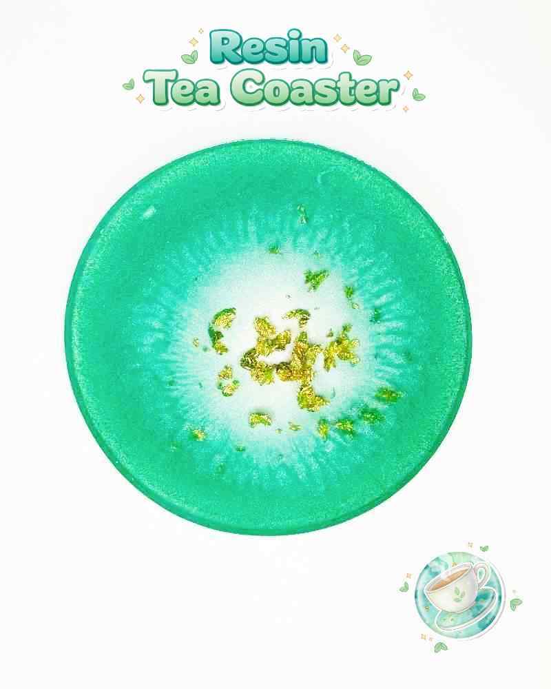Resin Luxury Tea Coaster (6 Pcs)