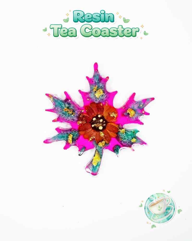 Resin Luxury Tea Coaster (6 Pcs)