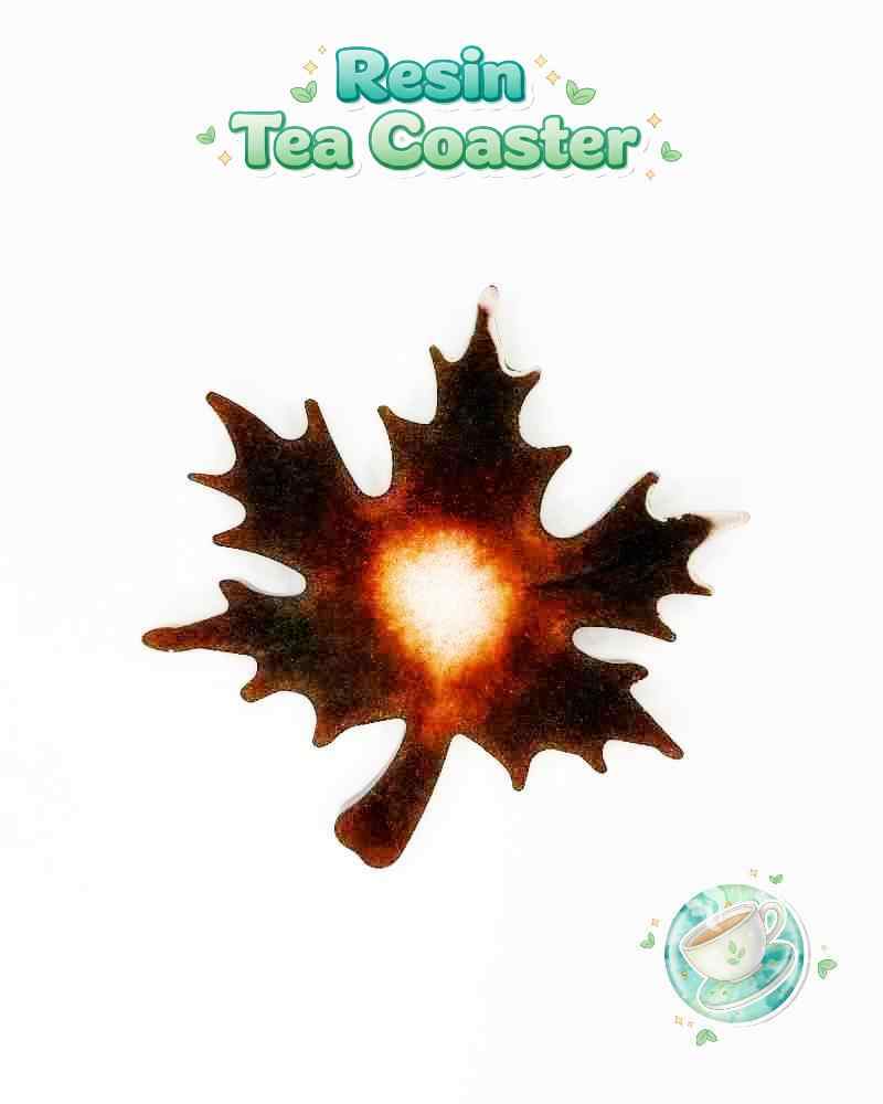Resin Luxury Tea Coaster (6 Pcs)