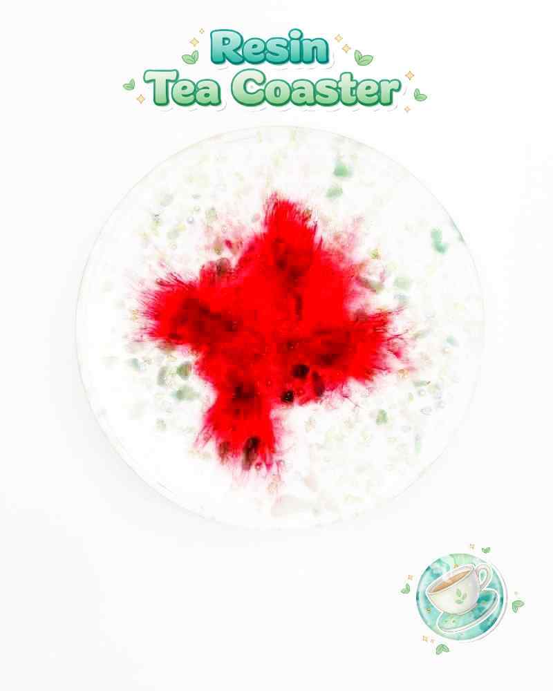 Resin Luxury Tea Coaster (6 Pcs)