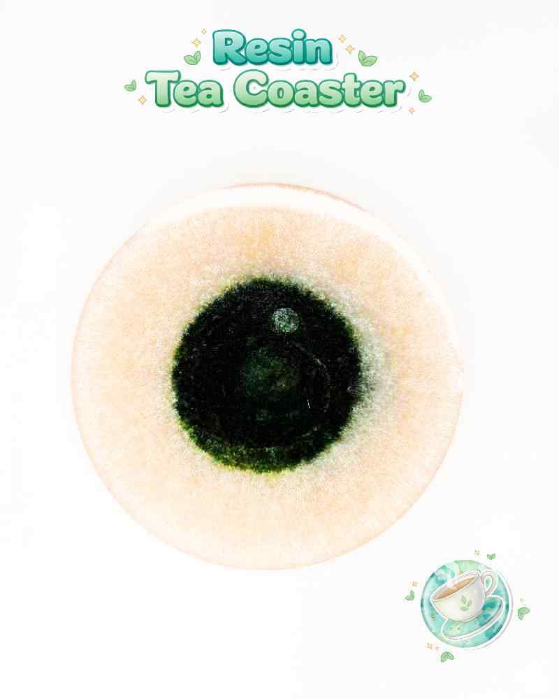 Resin Luxury Tea Coaster (6 Pcs)