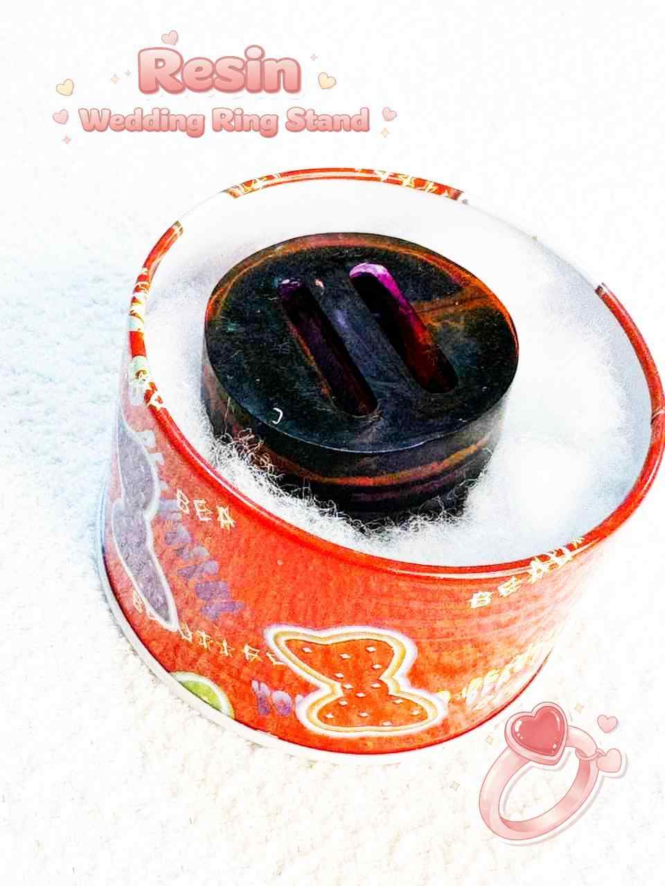 Resin Luxury Wedding Ring Stand