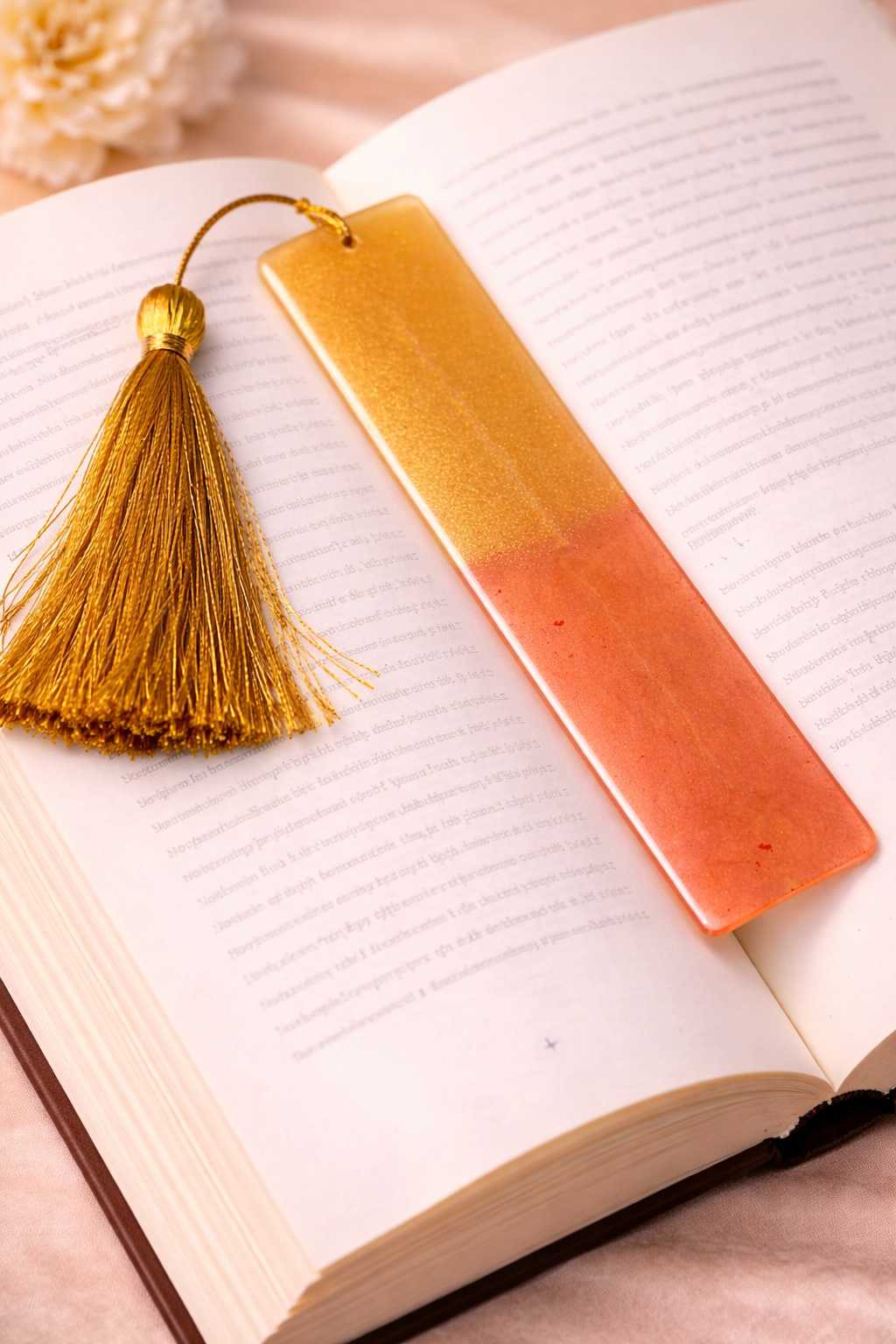 Luxury Handcrafted Resin Bookmark