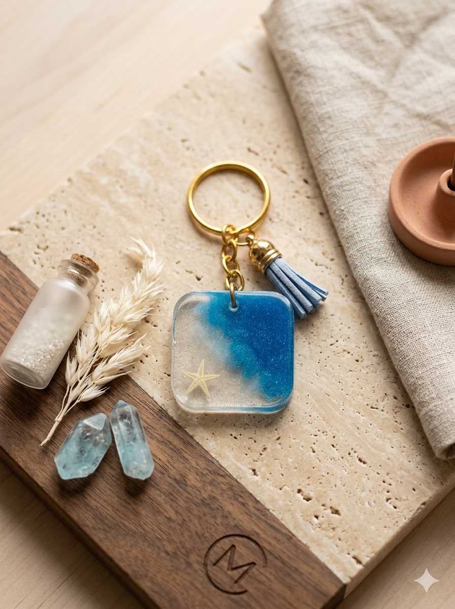 Resin Luxury Keychain