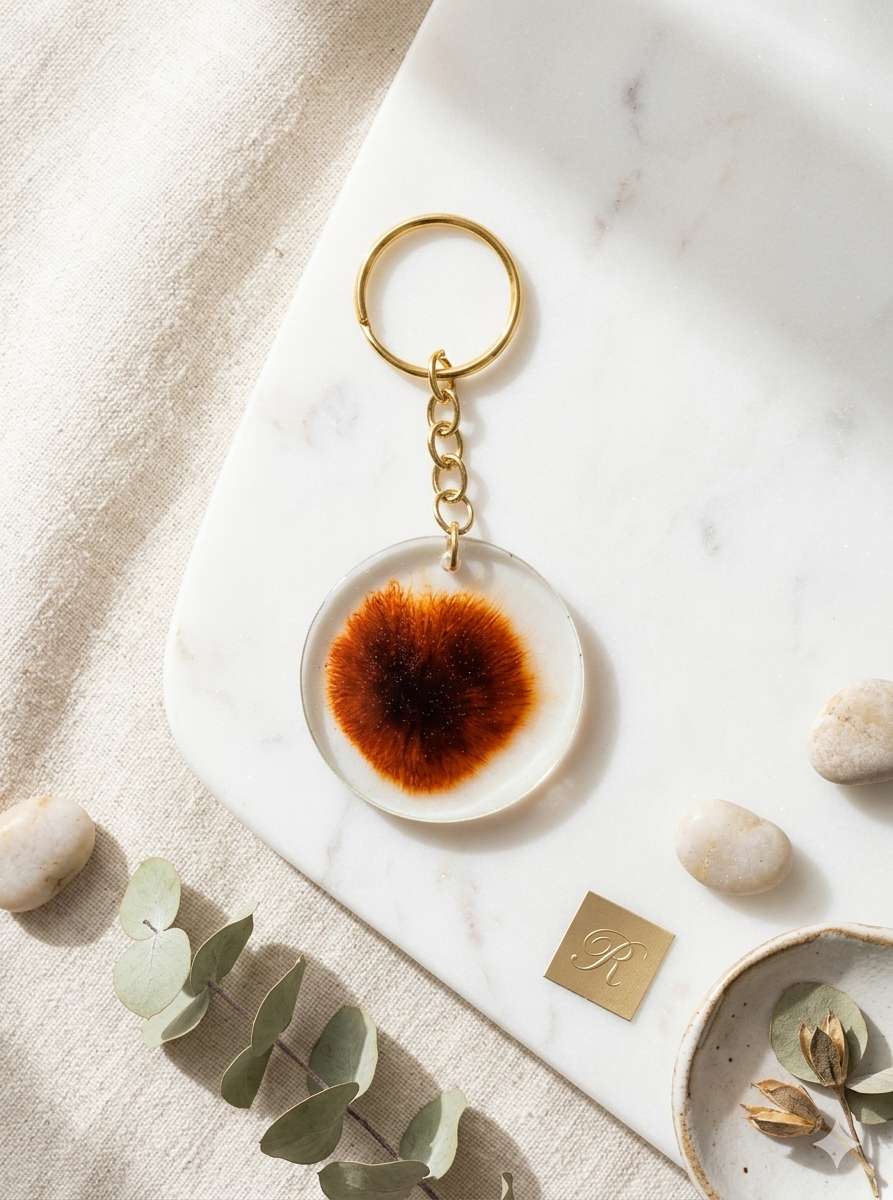 Resin Luxury Keychain