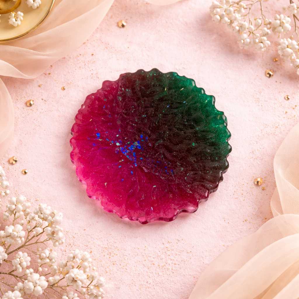 Resin Luxury Tea Coaster (6 Pcs)