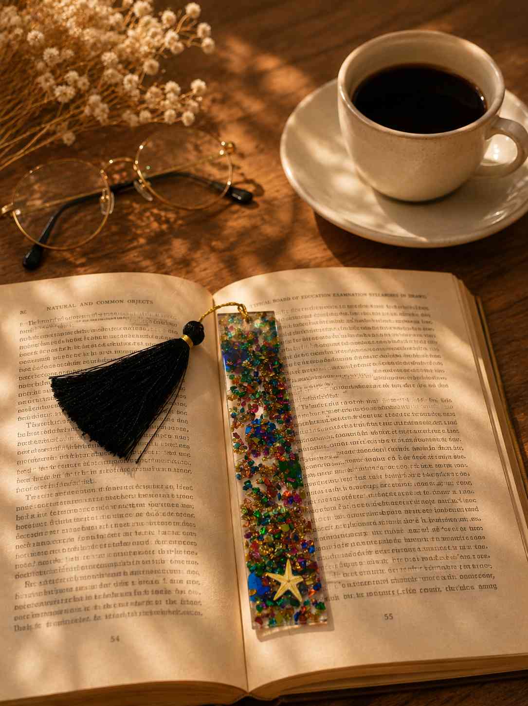 Luxury Handcrafted Resin Bookmark
