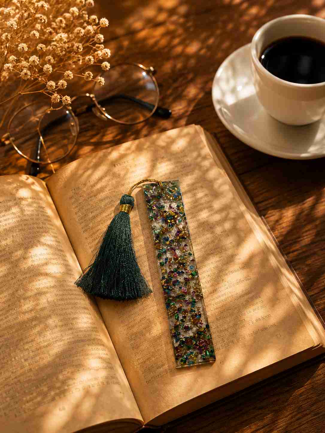 Luxury Handcrafted Resin Bookmark